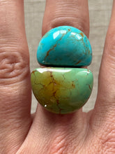 Load image into Gallery viewer, Turquoise Mountain Turquoise Stone Custom Ring