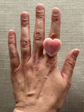 Load image into Gallery viewer, Pink Conch Shell Heart #5 Custom Ring