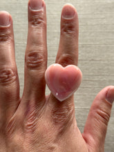 Load image into Gallery viewer, Pink Conch Shell Heart #5 Custom Ring