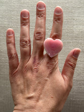 Load image into Gallery viewer, Pink Conch Shell Heart #6 Custom Ring