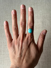 Load image into Gallery viewer, White Water Turquoise Stone Custom Ring
