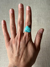 Load image into Gallery viewer, White Water Turquoise Stone Custom Ring