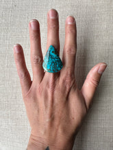 Load image into Gallery viewer, Turquoise Mountain Turquoise Stone Custom Ring
