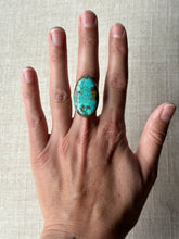 Load image into Gallery viewer, Blackjack Turquoise Stone Custom Ring