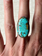 Load image into Gallery viewer, Blackjack Turquoise Stone Custom Ring
