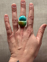 Load image into Gallery viewer, Turquoise Mountain Turquoise Stone Custom Ring
