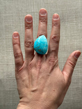 Load image into Gallery viewer, Arizona Morenci Turquoise Stone Custom Ring
