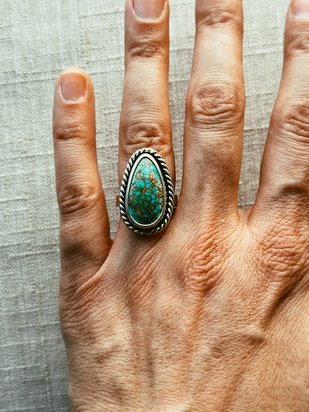 Ol’ Willie Turquoise Ring- Size 7