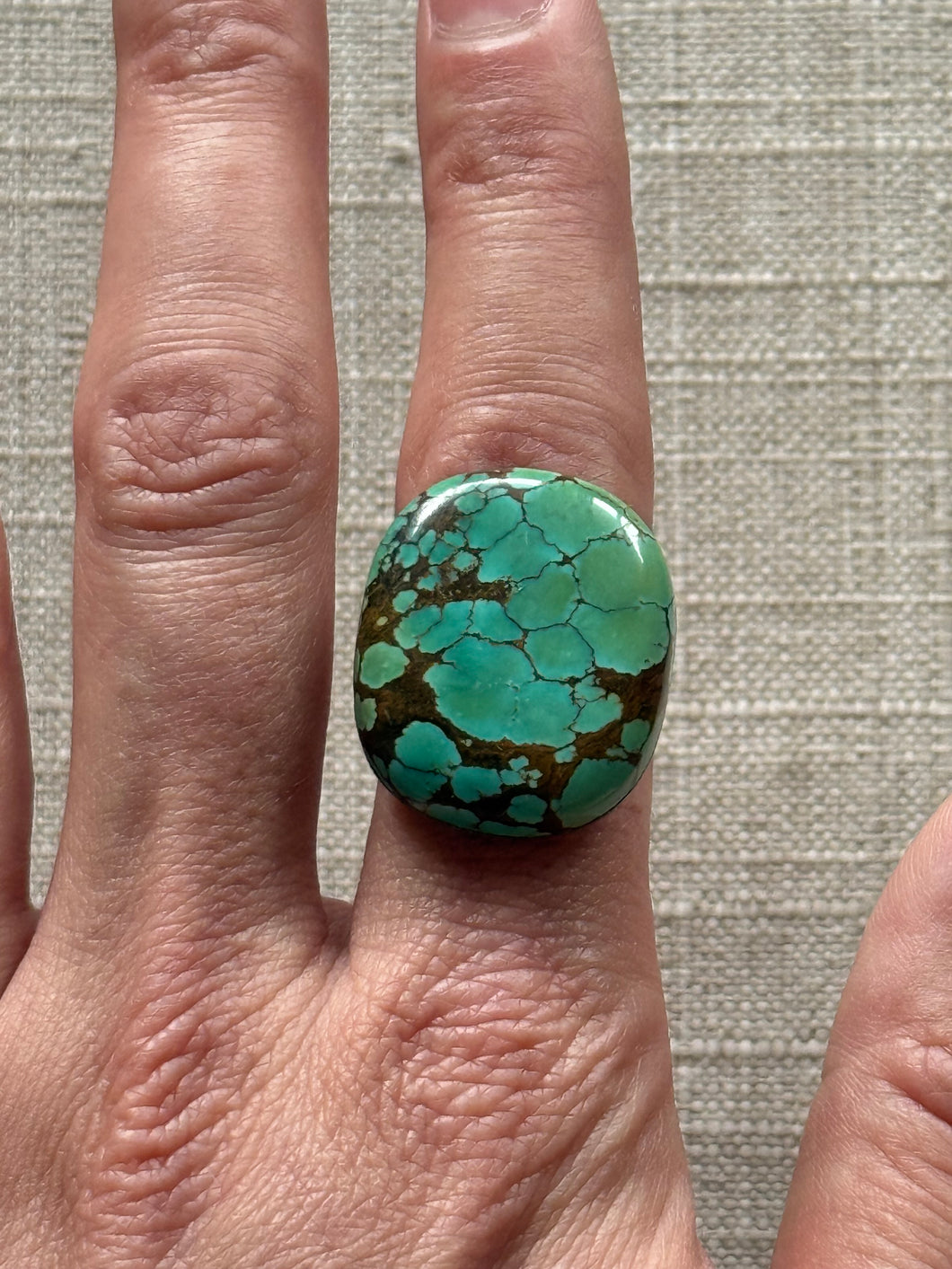 Bao Canyon Turquoise Stone Custom Ring