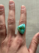 Load image into Gallery viewer, Turquoise Mountain Turquoise Stone Custom Ring
