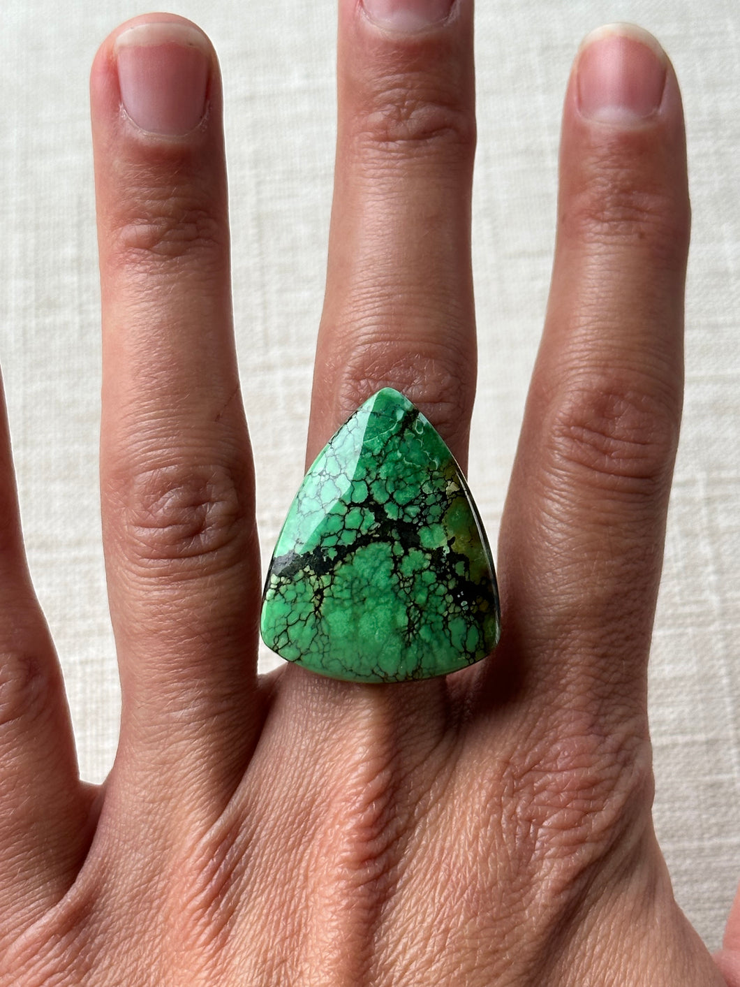Lime Green Hubei Custom Ring