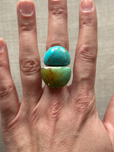 Load image into Gallery viewer, Turquoise Mountain Turquoise Stone Custom Ring
