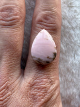 Load image into Gallery viewer, Pink Dendritic Opal Stone Custom Ring
