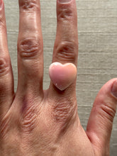 Load image into Gallery viewer, Pink Conch Shell Heart #2 Custom Ring
