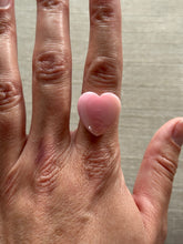 Load image into Gallery viewer, Pink Conch Shell Heart #3 Custom Ring
