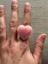 Load image into Gallery viewer, Pink Conch Shell Heart #7 Custom Ring
