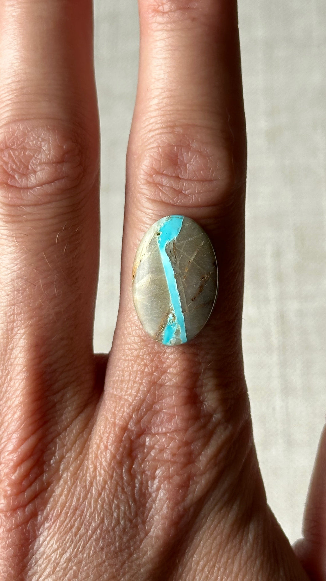 Royston Ribbon Turquoise Stone Custom Ring