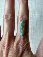 Load image into Gallery viewer, Royston Ribbon Turquoise Stone Custom Ring
